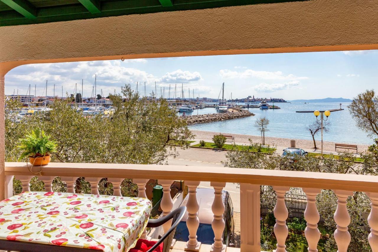 Mare-More Studio W Balcony And Beach Front And View Zadar Dış mekan fotoğraf